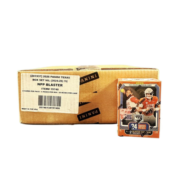 2025 Panini Texas Longhorns NIL NPP Blaster 20-Box Case
