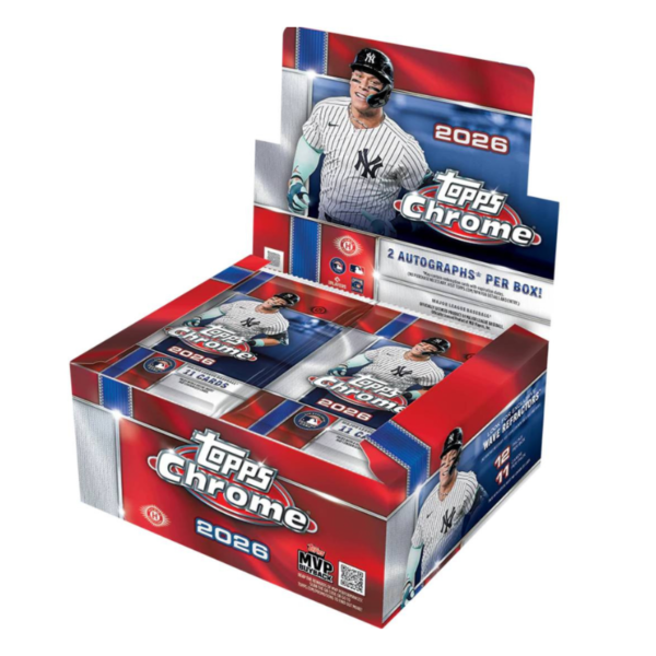 2026 Topps Chrome Baseball Jumbo 8 Box Case