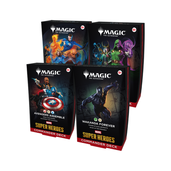 Magic: The Gathering – Universes Beyond – Marvel Super Heroes – Commander Deck – Bundle