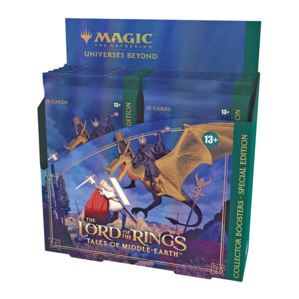 Magic: The Gathering – Universes Beyond – Lord of the Rings: Tales of Middle-Earth – Collector Booster Box (12x Packs) – Special Holiday Edition
