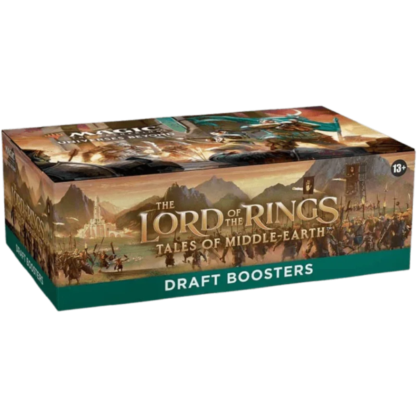 Magic: The Gathering – Universes Beyond – Lord of the Rings: Tales of Middle-Earth – Draft Booster Box (36 Packs)