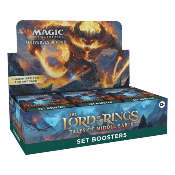 Magic: The Gathering – Universes Beyond – Lord of the Rings: Tales of Middle-Earth – Set Booster Box (30 Packs)