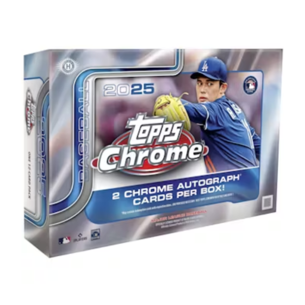 2025 Topps Chrome Baseball Breaker’s Delight 6 Box Case